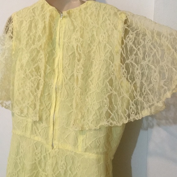VTG gorgeous lace mid century cocktail dress - Picture 8 of 8